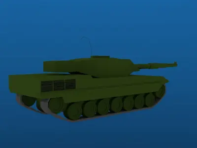 Low-Poly Tank Low-poly 3D model