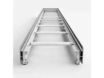 Industrial Factory Conveyor Belt Support Frame for 3D print 3D model