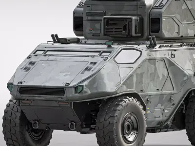 ARMORED VEHICLE 3D model by MaximMMI
