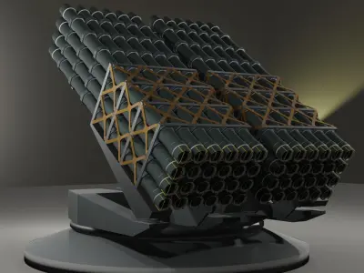 Launcher missile 3D model