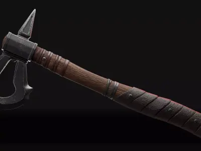 Tomahawk Low-poly 3D model purchase