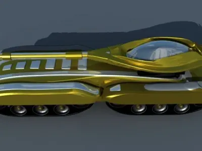 Sci-fi Tank  3D model