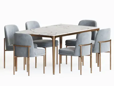 Dining Set 82 3D model