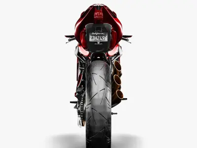 Motorcycle MV Agusta F3 Superbike High Quality 3D model