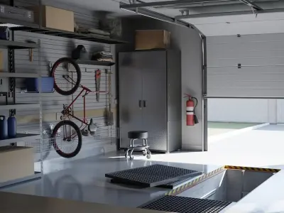 Home Garage Interior 1 EXT 3D model