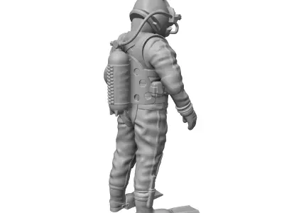 Industrial Diver Pos 02 3D print model