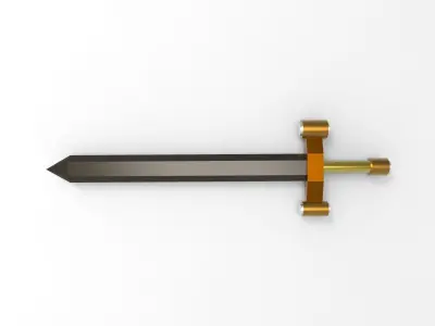Sword type F 3D model
