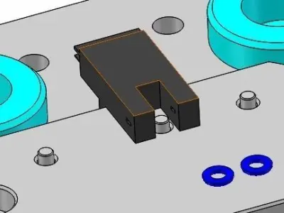 Clever z axis transverse mechanism 3D model