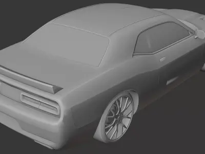  Dodge Challenger SRT 3D print model