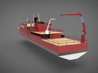 research ship type Y  3D model
