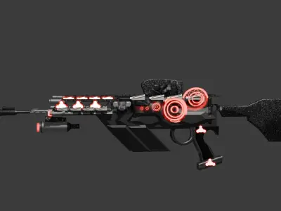 MODEL 3D SK A 41 Pin Gun  3D model