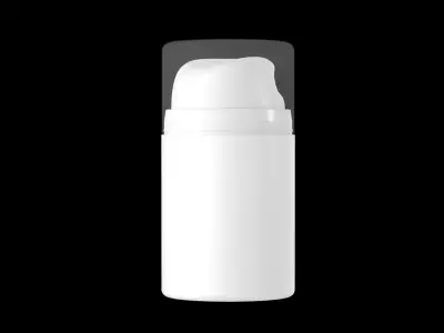 Airless Pump Dispenser Bottle 3D model