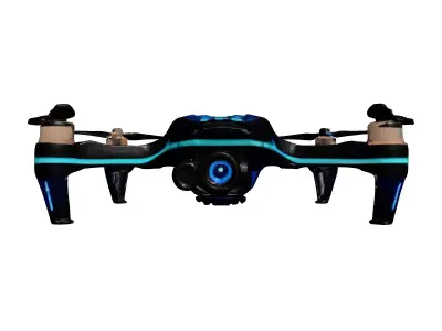 Futuristic Camera Drone 3D Model 3D model