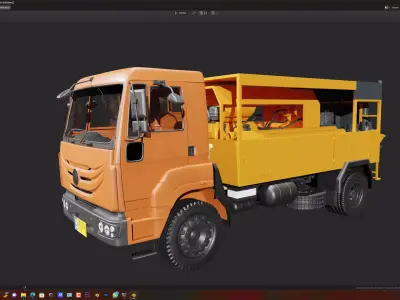 Ashok leyland truck Exterior model 3D model