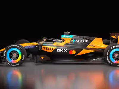 2026 Mclaren F1 plus Photoshop files 3D model