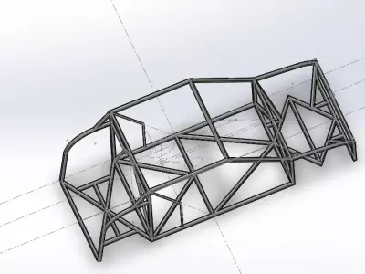 chassis of a car  3D model