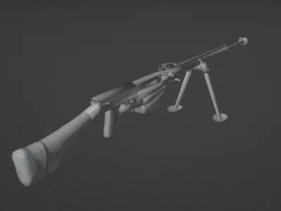 PTRS 41 Low-poly 3D model