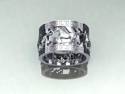 Ring Horse 3D print model purchase