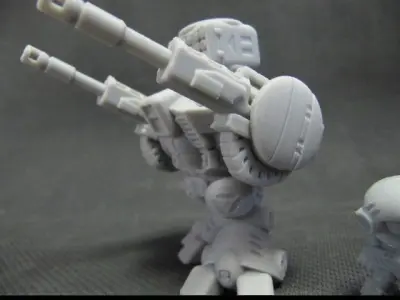 CHIBI-TECH SD - BURLEIGH-VII GUNPOD  3D print model