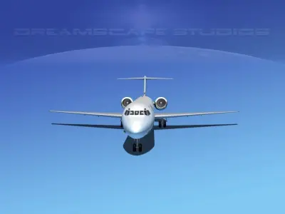 McDonnell Douglas MD80 Devonair 3D model