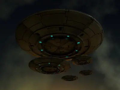 UFO ARMADA 3D model