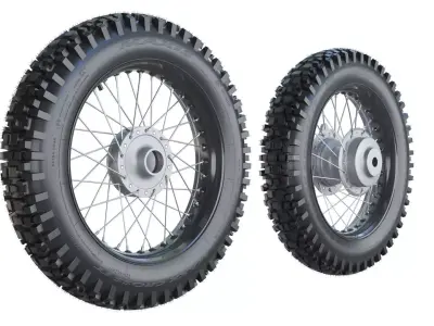 Maxxis Motorcycle Wheels 3D model