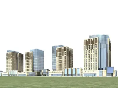 Office Building 3D model 251
