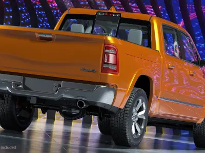 Pickup Truck Generic 3D model