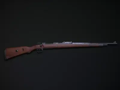 Kar98 Low-poly 3D model