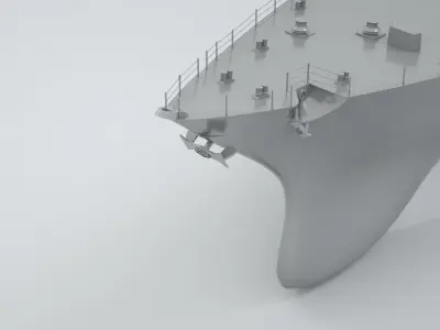 Arleigh Burke Class Destroyer 3D model