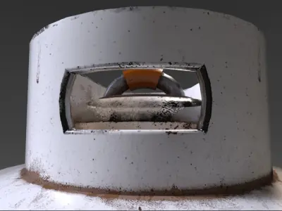 Gas Tank PBR Low-poly 3D model purchase