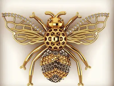 Happy Bee 3D model