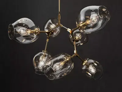 Branching bubble 7 lamps 2 3D model purchase