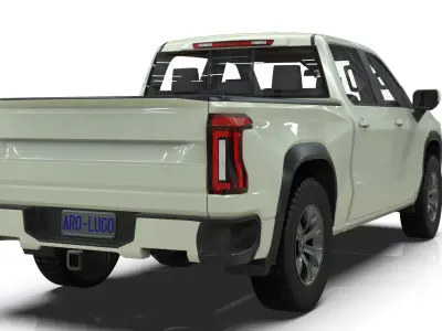 2027 Concept Full Size Pickup Truck Inspired by Silverado 3D model