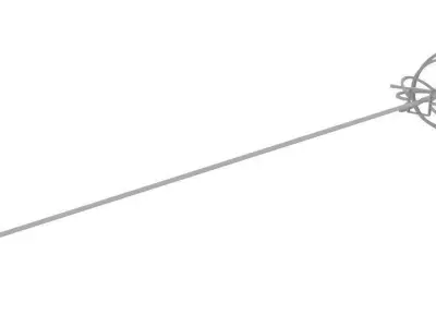 Pointed Sword Rapier 3D model