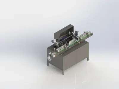 RinserBottleCleaningMachine 3D model