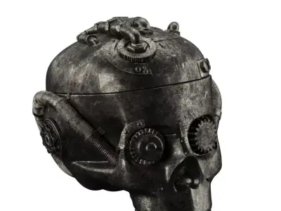 robot stale Low-poly 3D model