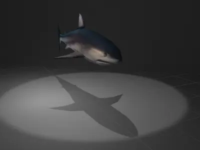 Tiger Shark Low-poly 3D model purchase