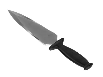 battle knife v16 3D model