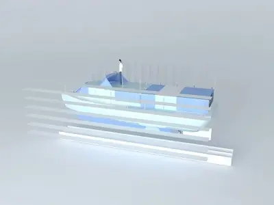 Seventh boat  Free 3D model