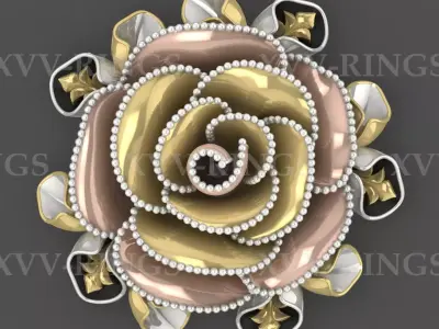 NEW TURKISH RINGS LOT XVV-01 TO 10  3D print model
