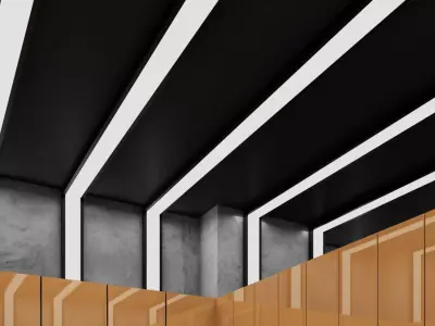 Modern Gym Locker Room Low-poly 3D model purchase