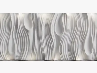 wave wall 3D model