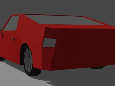 Low poly sports car Free low-poly 3D model by the0nlyking0615
