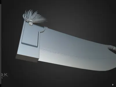 Nozarashi from Bleach Low-poly 3D model