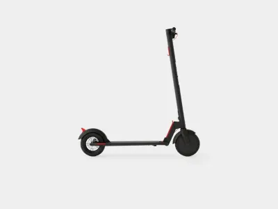 Gotrax Lithium Black Folding Adult Electric Scooter Low-poly 3D model