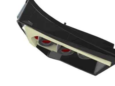 Altezza TRD Leds angel eye Low-poly 3D model