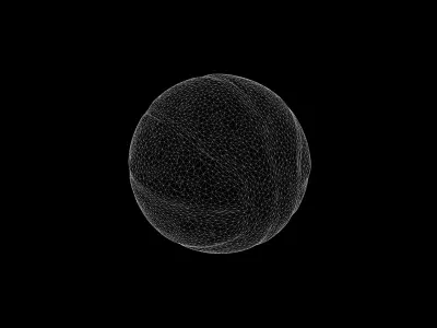 Anydrafts Old basketball 01 Low-poly 3D model