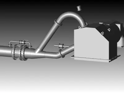 Turbine Pelton  Free 3D model