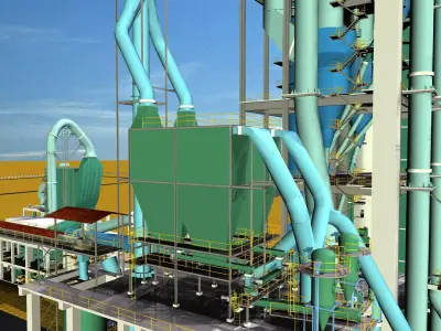 Coal Mill Department Free 3D model